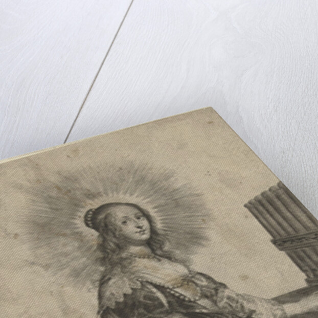 Saint Cecilia with organ by Pieter de Bailliu I