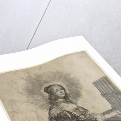 Saint Cecilia with organ by Pieter de Bailliu I