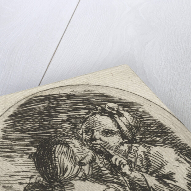 Man and woman talking by Louis Bernard Coclers