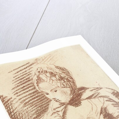 Young mother feeding her child with bottle by Louis Bernard Coclers