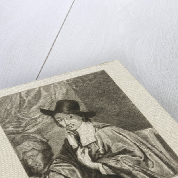 Portrait of the painter Adriaen van Ostade by Adriaen van Ostade