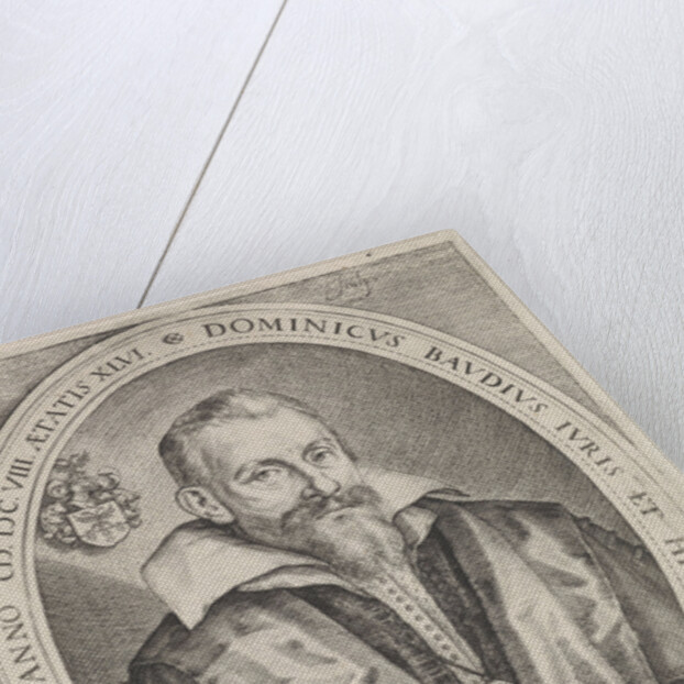 Portrait of Dominicus Baudius by Johannes Woverius