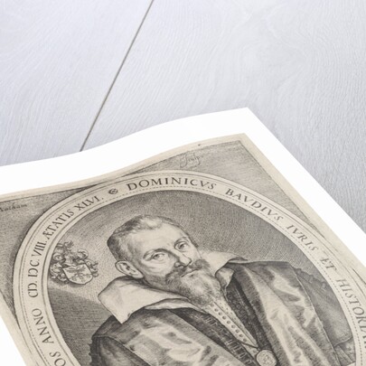 Portrait of Dominicus Baudius by Johannes Woverius