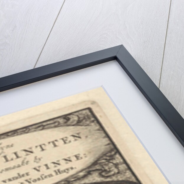 Trade Label Laurens van der Vinne by Laurens Vincentsz. van der Vinne