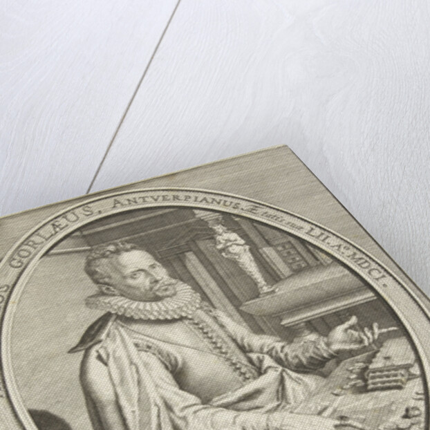 Portrait of Abraham Gorlaeus at the age of 52 by Hugo de Groot