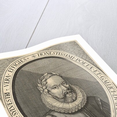 Portrait of poet Joshua Sylvester by John Vicars