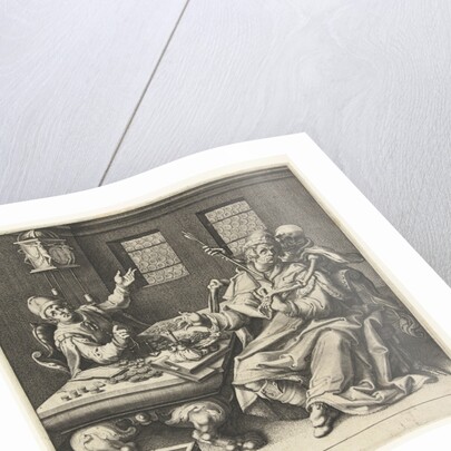 The money weighers and Death by Jacob de Gheyn II