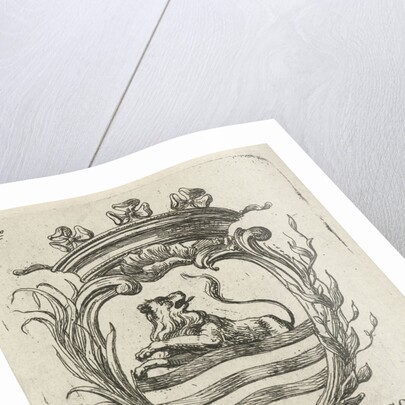 Vignette with the arms of Zeeland by Hermanus Fock