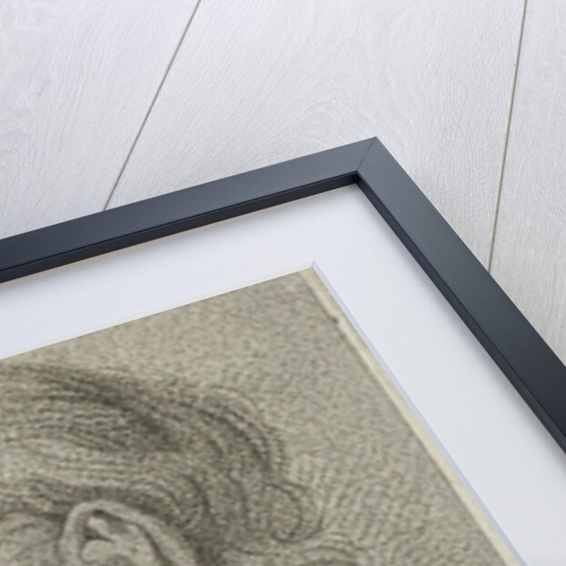 Portrait of an old man in profile by Hermanus Fock