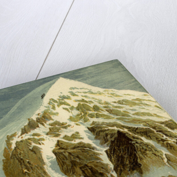 The Summit of the Aiguille Verte Switzerland by Anonymous