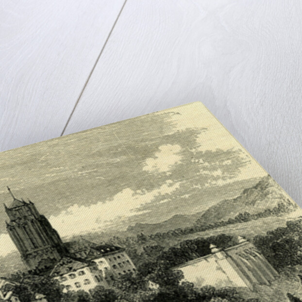 Cathedral and Platform at Berne. Switzerland by Anonymous