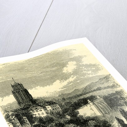 Cathedral and Platform at Berne. Switzerland by Anonymous