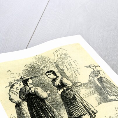 Costume of Swiss Girls Switzerland by Anonymous