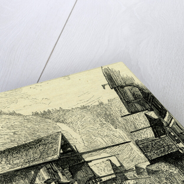 The Street of Meyringen Switzerland by Anonymous