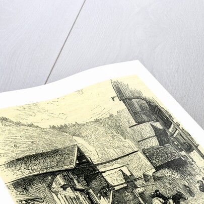 The Street of Meyringen Switzerland by Anonymous