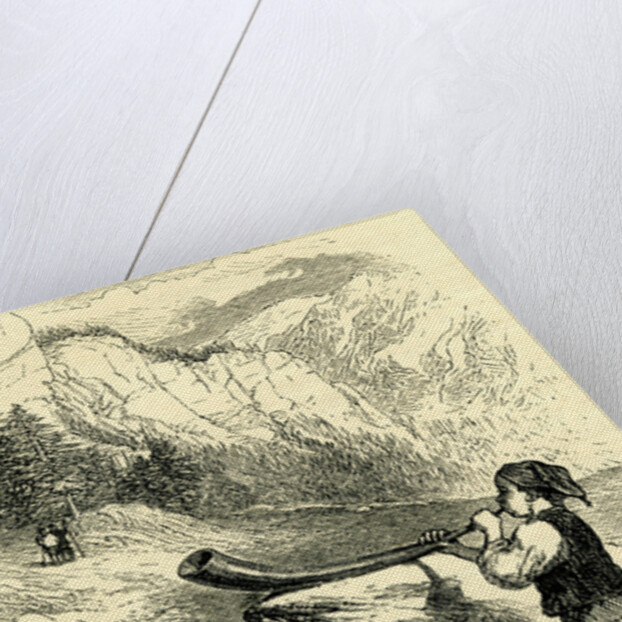 Fruit Seller and Horn Blower Switzerland by Anonymous