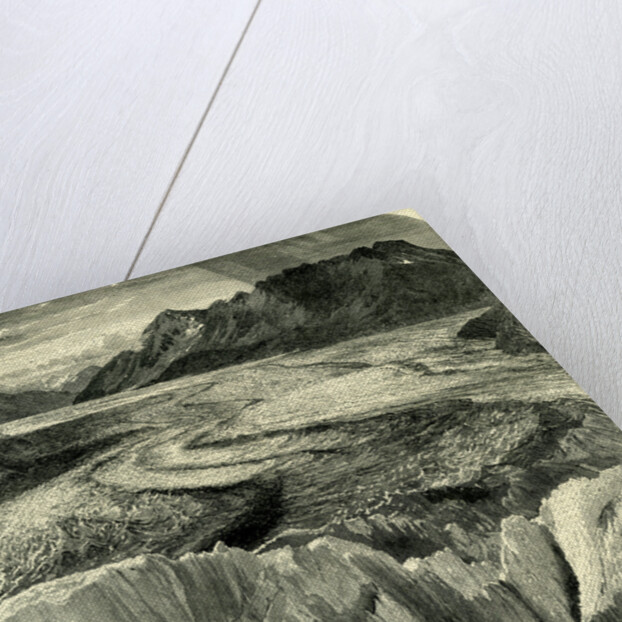 The Great Aletsch Glacier Switzerland by Anonymous