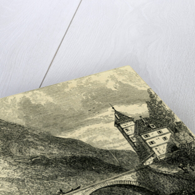 St. Maurice Switzerland Engraving 19 C by Anonymous