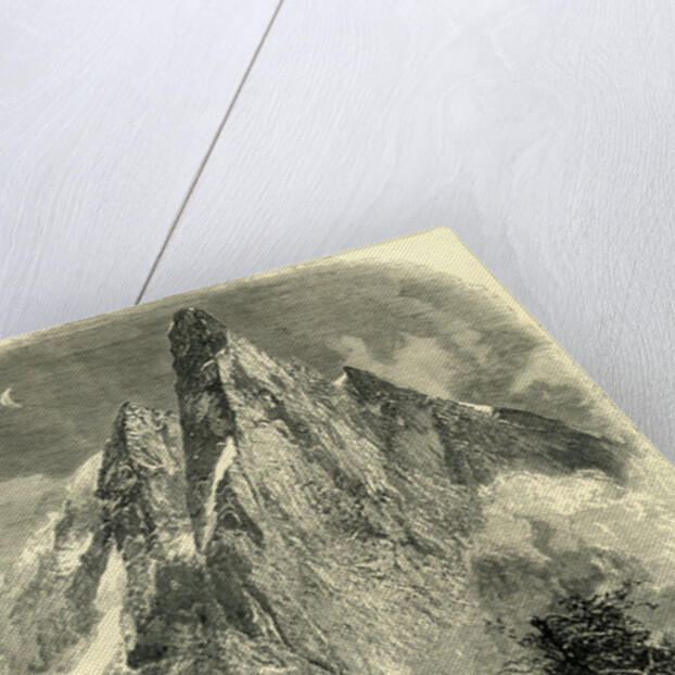 The Aiguille De Dru from Near the Montanvert Switzerland by Anonymous