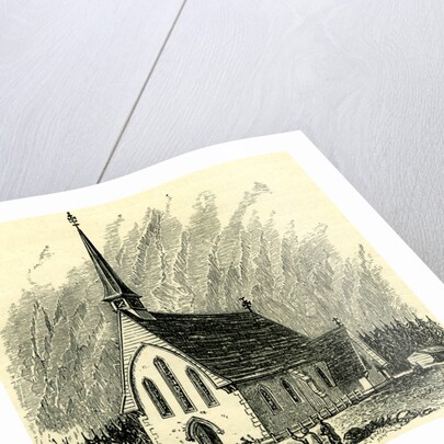 English Church at Chamouni Switzerland by Anonymous