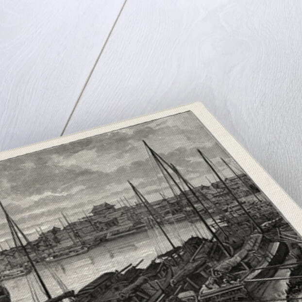 View on the Pei-Ho River, at Tien-Tsin, China by Anonymous