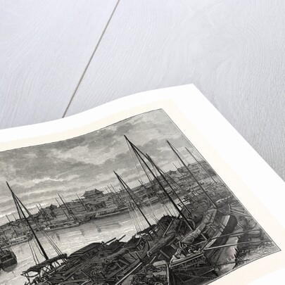 View on the Pei-Ho River, at Tien-Tsin, China by Anonymous