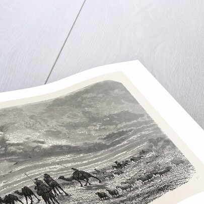 A Mongol Camp on the Move by Anonymous