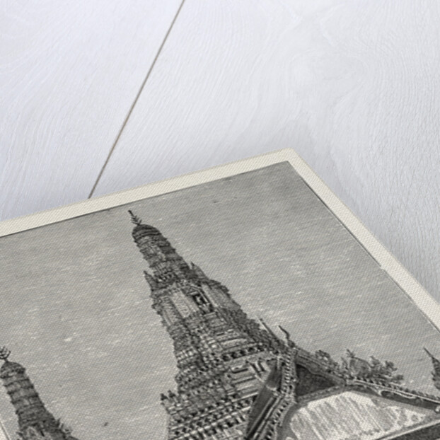 A Buddhist Wat, or Temple, at Bangkok, Siam by Anonymous