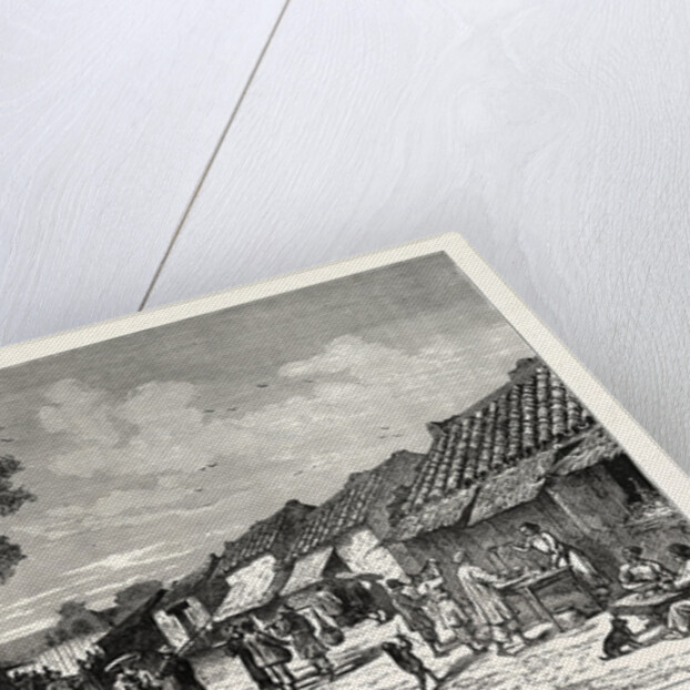 The Main Street of Hué, Capital of the Kingdom of Anam by Anonymous
