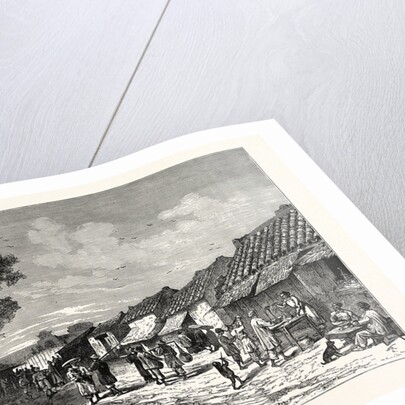 The Main Street of Hué, Capital of the Kingdom of Anam by Anonymous