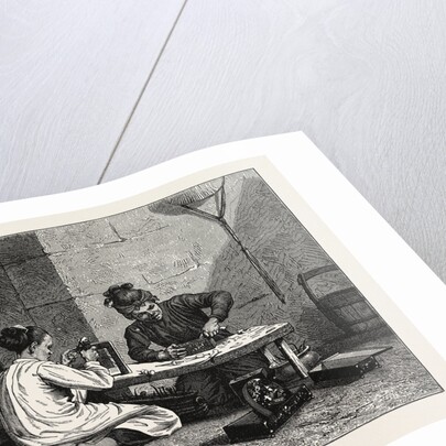 Anamite Workmen Inlaying with Mother-of-Pearl by Anonymous