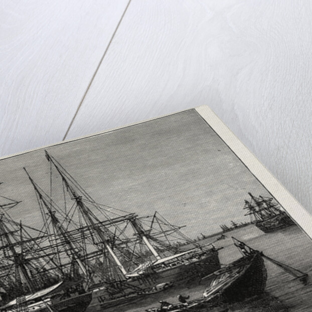 View of the Port of Calcutta, India by Anonymous