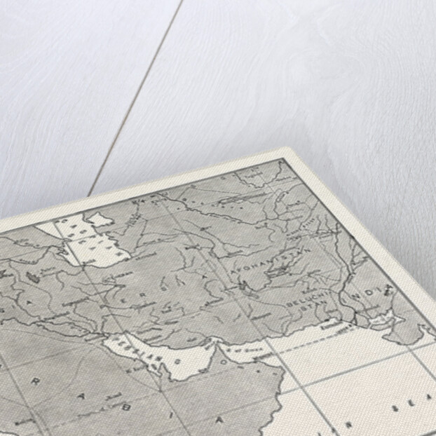 Map of Central Asia, Persia, Arabia, and Turkey in Asia by Anonymous