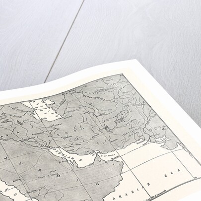 Map of Central Asia, Persia, Arabia, and Turkey in Asia by Anonymous
