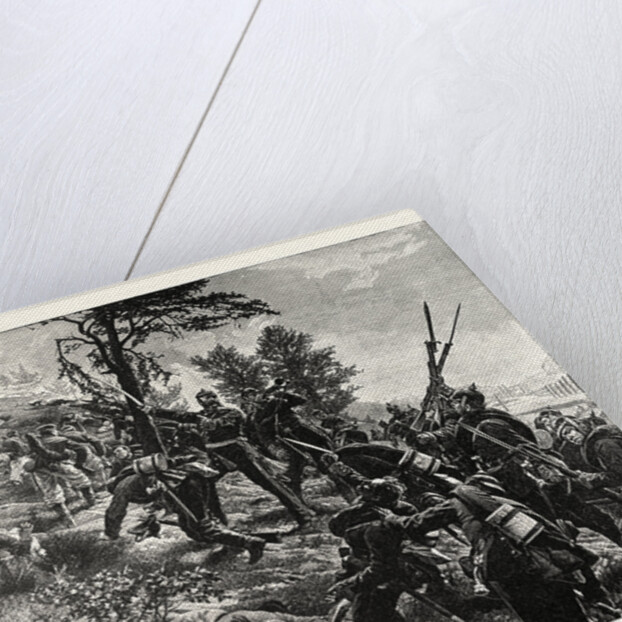 Attack on the Spicheren Mountain Led by General Francois on 6 August 1870, France by Anonymous