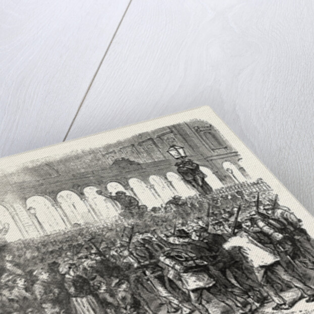 Departure of the Troops from Paris, France by Anonymous