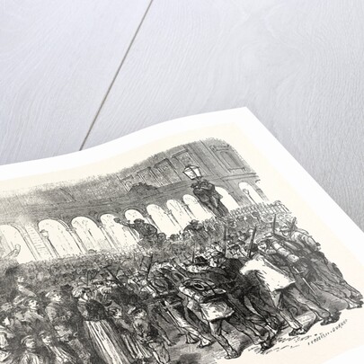 Departure of the Troops from Paris, France by Anonymous