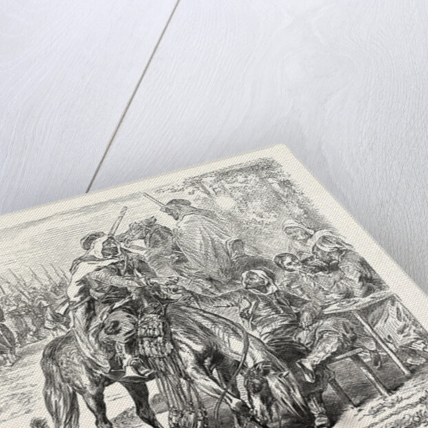 African Troops in the Camp of Chalons, France by Anonymous