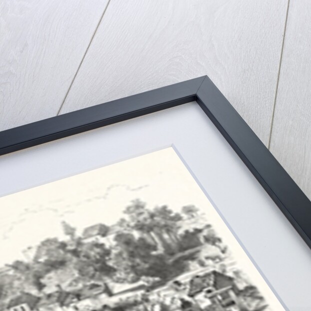 Camp of the French Prisoners on the Meuse Peninsula of Iges by Anonymous