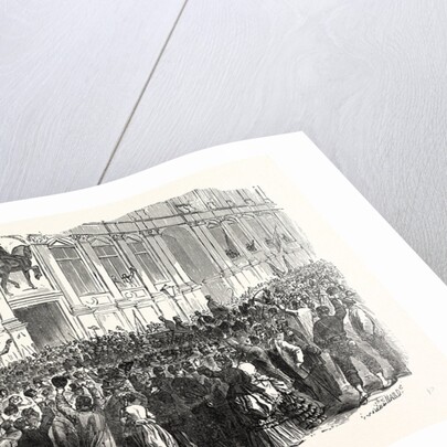 Proclamation of the Republic in Front of the Hotel De Ville in Paris on 4 September 1870, France by Anonymous
