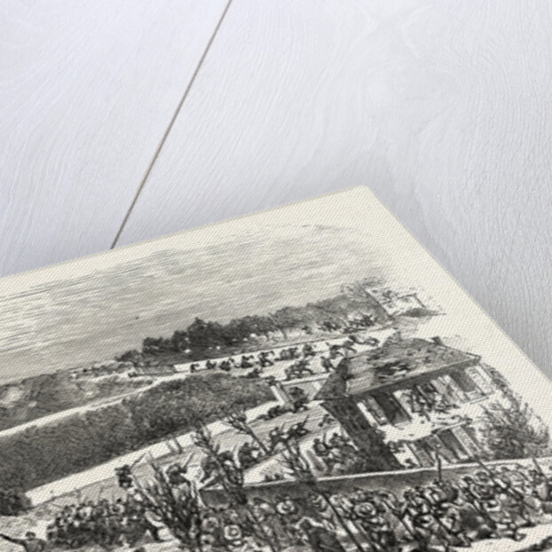 The Battle for the Heights of Buzenval on January 19, 1871, France by Anonymous