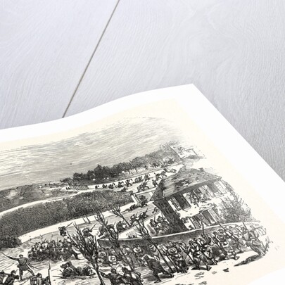 The Battle for the Heights of Buzenval on January 19, 1871, France by Anonymous