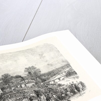 The New Paris Observatory. View of the Trocadero Square During the Battle at La Malmaison, France by Anonymous