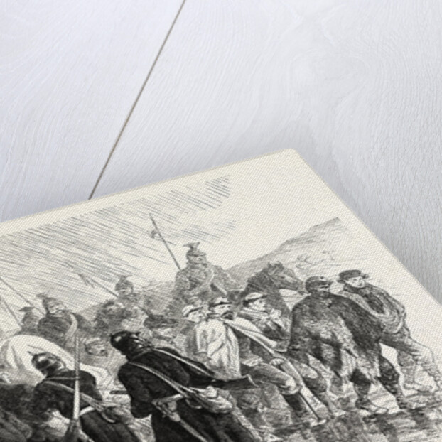 Transport Caught Franctireurs on a Country Road in Burgundy, France by Anonymous