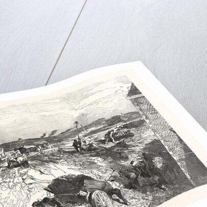 Fortification Work at the Gate of Clignancourt Paris, France by Anonymous