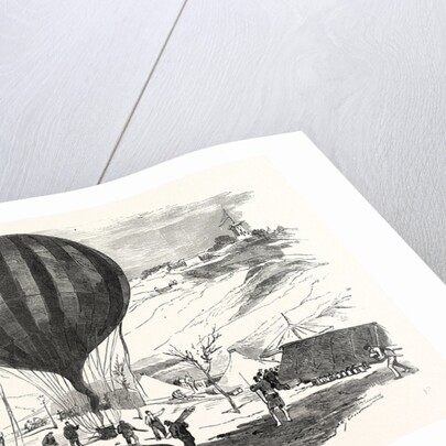 The Balloon Neptune on the St. Pierre De Montmartre Square, Near the Solferino Tower, France by Anonymous