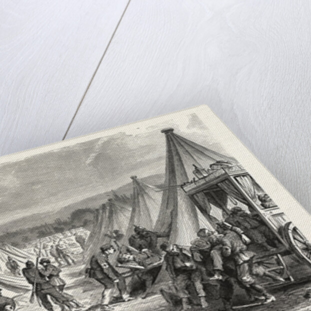 Maahon Captured Camp at Reichshofen Will Be Set Up As Hospital for Wounded Military, on 7 August 1870, France by Anonymous