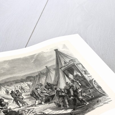 Maahon Captured Camp at Reichshofen Will Be Set Up As Hospital for Wounded Military, on 7 August 1870, France by Anonymous