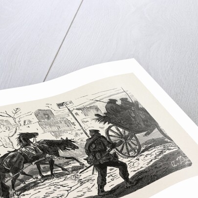 Wuerttemberg and Saxony Wounded from the First Battle of Villiers on His Way to the Hospital in Lagny, France by Anonymous