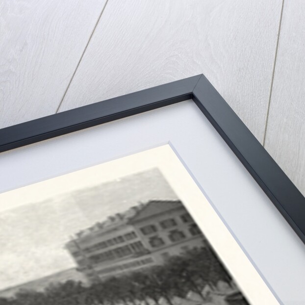 Tents and Wagons-Hospital on the Esplanade in Metz after the Surrender, France by Anonymous